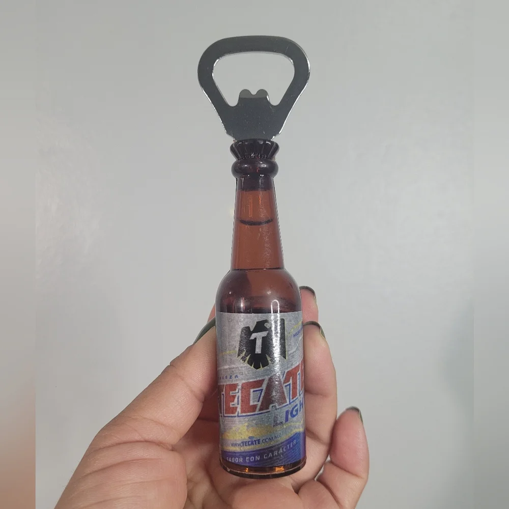 Bottle Openers Mini Beer Modelo Tecate Fridge Magnets Set Of 3. New